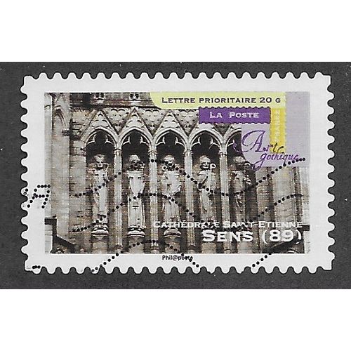 FRA 2011 (58c) 'GOTHIC ART - SENS 89' FINE USED (EBID57-544)