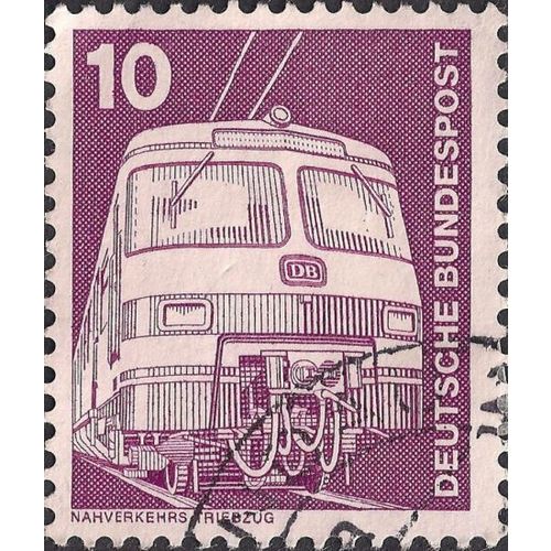 GERMANY, RAIL, Commuter train ET 420/421, violet 1975, 10Pf