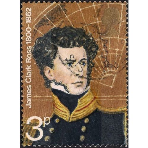 GB, Sir James Clark Ross, brown 1972, 3p, #2