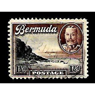 CEYLON 1936 1 1/2d BLACK AND CHOCOLATE SOUTH SHORE SG100 FINE USED
