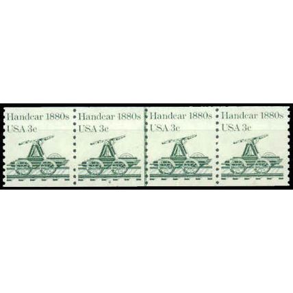 1898 3c Handcar Very Fine MNH Dry Gum PNC 2/4 G0021