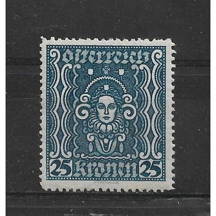 Austria.SG500 25k Blue.Mounted Mint.Aug22a