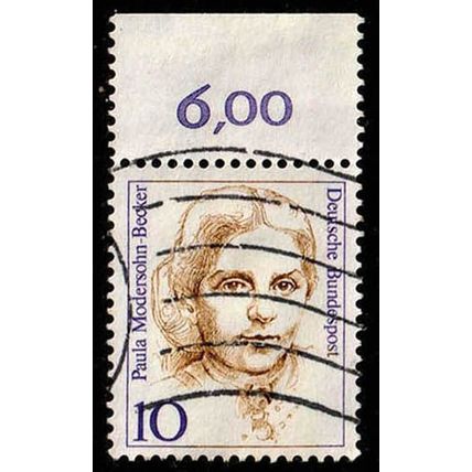 Germany 1988 Bundespost Famous Women 10Pfg Used Stamp.