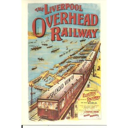 Advertising LIVERPOOL OVERHEAD RAILWAY Postcard (Mumbles MRP/25)