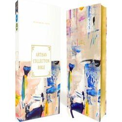 NIV, Artisan Collection Bible, Leathersoft, Multi-color/Blue, Red Letter, Comfor