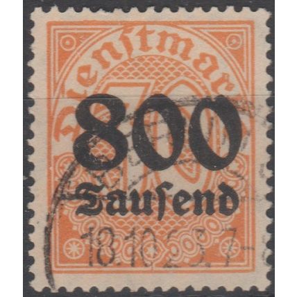Mi: 95y used 1923 Cat € 400.00