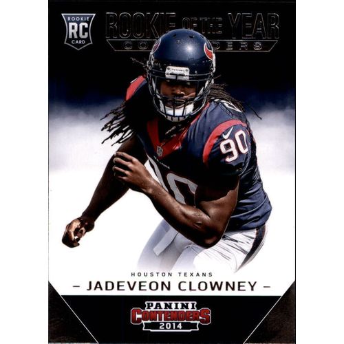 2014 Football Panini Contenders Jadeveon Clowney-Rookie of the Year Contenders