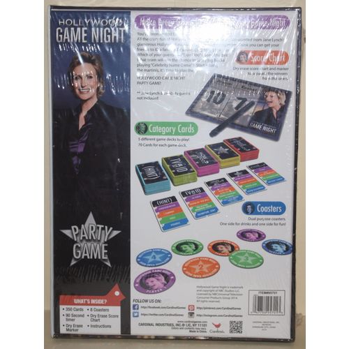 2014 Cardinal Hollywood Game Night Party Game - Sealed