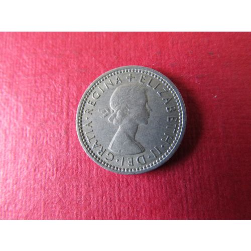 1958 QUEEN ELIZABETH II SIXPENCE FREE POST. (ed) o P