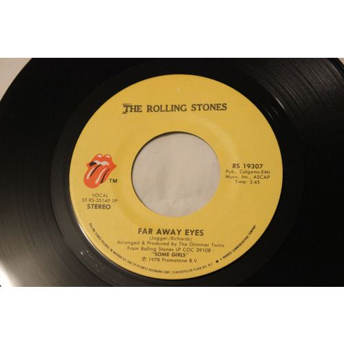 The Rolling Stones 45 & Picture Sleeve-MISS YOU/FAR AWAY EYES STEREO