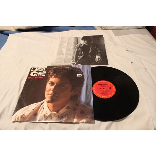 Rodney Crowell Gold Stamp Promo LP with Original Record Sleeve-STREET LANGUAGE