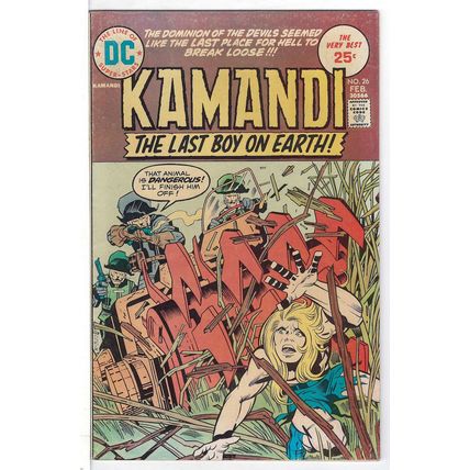 Kamandi (Vol 1) The Last Boy on Earth # 026 VG+ RS003 ORIG US COMICS
