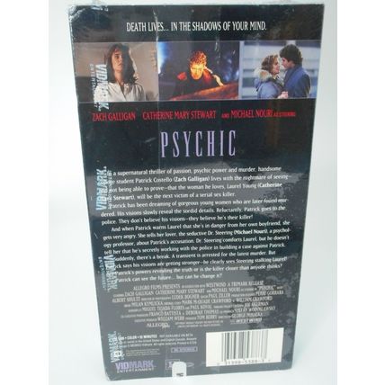 Psychic VHS Horror VM5388 Supernatural Thriller Catherine Mary Stewart SEALED