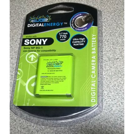 Digital Energy® Sony NP-BG1 Battery Catalog #: 2301663 230-1663 CyberShot DSC