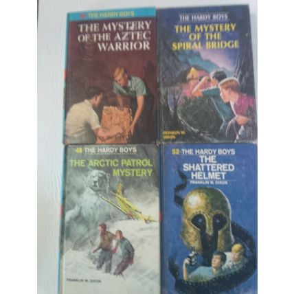 Vintage Hardy boys books Franklin W Dixon hardcover mystery vol 43 45 48 52