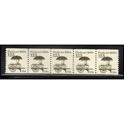 2133 12.5c Pushcart Very Fine MNH Dry Gum PNC 1/5 X2234