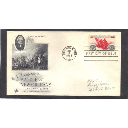 FDC Art Craft 1261 5c New Orleans (Cachet-Penciled/A) CV42274