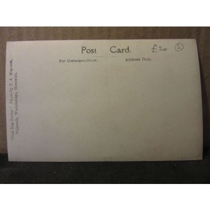 OLD POST OFFICE, TINTAGEL, CORNWALL unused antique postcard by F. A. Maycock #