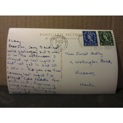 THE POULTRY CROSS, SALISBURY, WILTSHIRE used postcard by Judges 1960 pm =