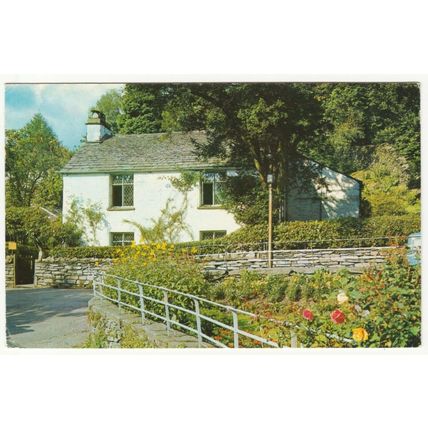 Postcard Dove Cottage, Grasmere, Lake District. The home of Wordsworth 1799-1808