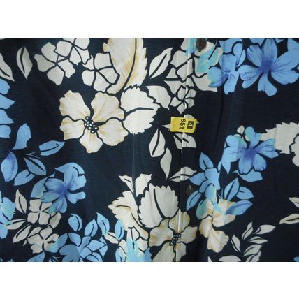 Shirt Hawaiian Tommy Bahama XL Silk Blue tones floral