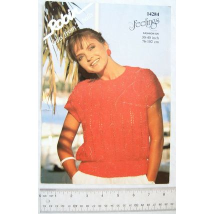 Vintage: Robin 14284 top, DK, 76-102 cm, 30-40 inch
