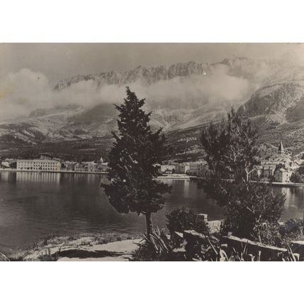 Makarska Yugoslavia River Reflections Vintage Postcard