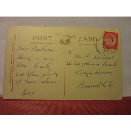 multiview, WESTWARD HO! DEVON . used vintage postcard 1968? pm =