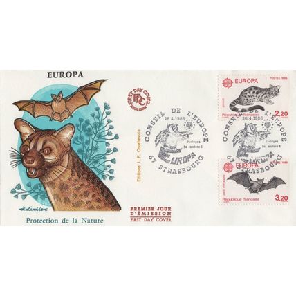 Zayix France Courbevolo FDC 2009-2010 Genet Owl Bat Europa CEPT 032323SM24M