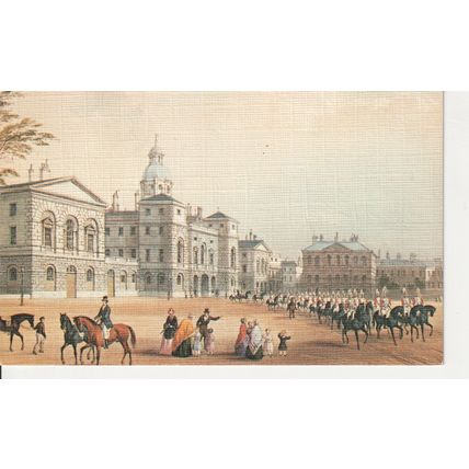 Unused GB Art Card - "The Horse Guards" lithograph by G.S. Shepherd & T. Picken