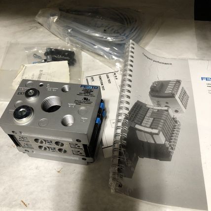 NEW OLD FESTO CPV14-VI,0021641530,162 544, 162547,24VDC PNEUMATIC BLOCK VALVE,BD