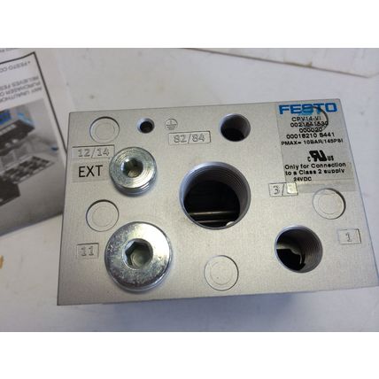 NEW OLD FESTO CPV14-VI,0021641530,162 544, 162547,24VDC PNEUMATIC BLOCK VALVE,BD