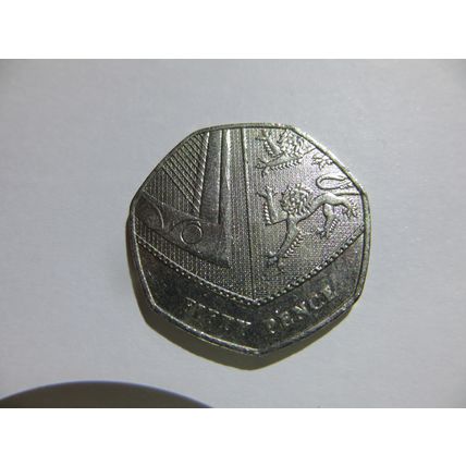 50P COIN SHEILD OF ARMS 2012 CIRCULATED