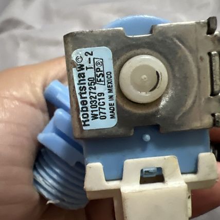 Water Inlet Valve Compatible with Dishwasher Whirlpool W10327250 W11175771