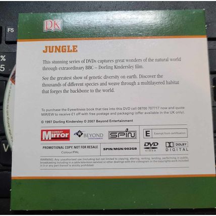 Jungle DVD Promo The Sunday Mirror DK Eyewitness