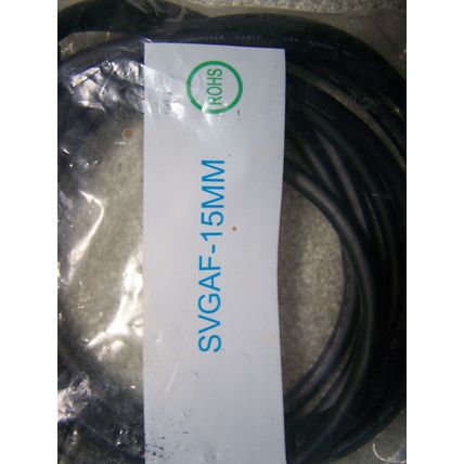 SVGA cable - 15MM - both connectors 15 male pin - new
