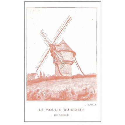 44 - Guérande - le moulin du diable