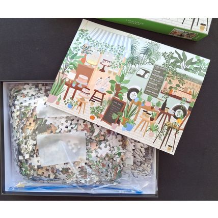 Plant Cafe 1000 piece jigsaw puzzle Galison