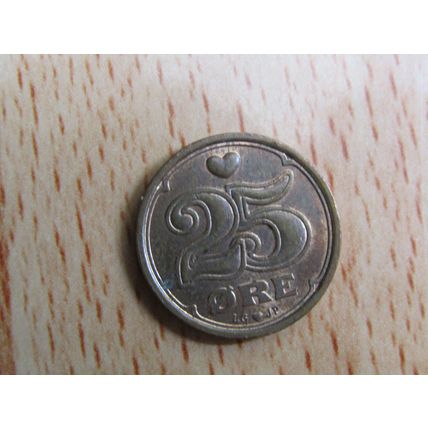 Denmark 2001 25 Ore Coin