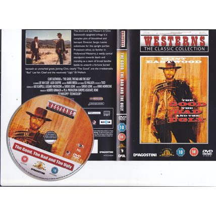 DVD £1 - Clint Eastwood THE GOOD THE BAD & THE UGLY - Disc And Sleeve Only £1 £1