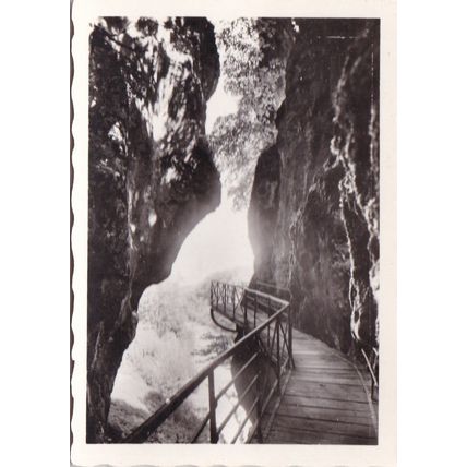 Gorges du Fier France Picture card 9 x 6.5 cm VGC