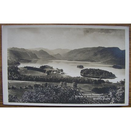 vintage postcard Head of Derwentwater