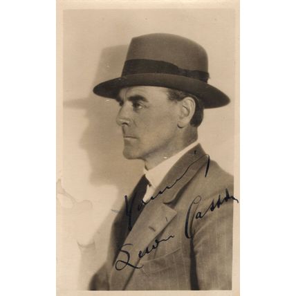 Lewis Casson Saint Joan Antique Hand Signed Photo