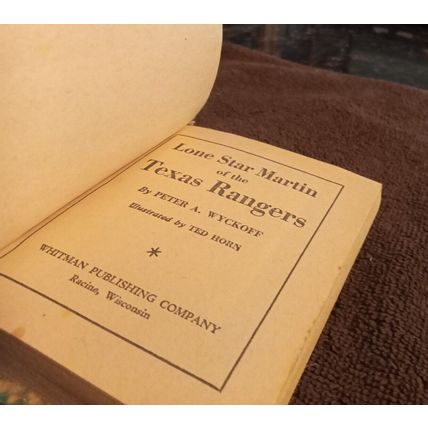 Big Little Book Lone Star Martin Of The Texas Rangers By Peter A. Wyckoff 1939