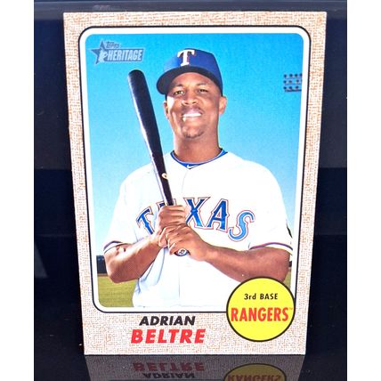 ADRIAN BELTRE 2017 TOPPS HERITAGE BASEBALL CARD #287
