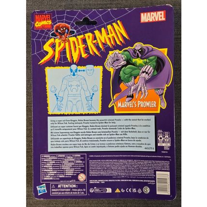 PROWLER Hasbro Marvel Legends Series Retro 6" Action Figure Spider-Man Walmart