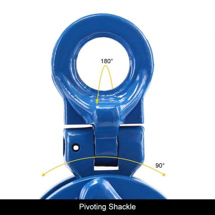 Vertical Plate Clamp, 4400Lbs Steel Plate Lifting Clamp,2T，Jaw Opening up to 0.6