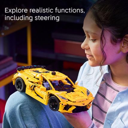 LEGO Technic Chevrolet Corvette Stingray Toy Car - Building Toy Set for Kids, Bo