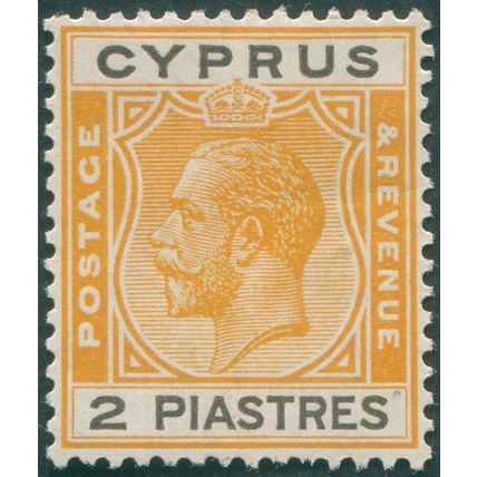 Cyprus 1925 2pi. yellow & black SG121 unused