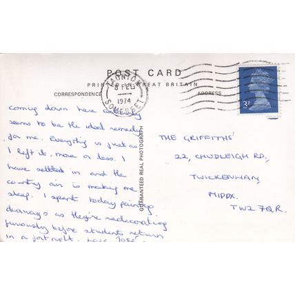 ED 318 NETTLECOMBE. RP POSTCARD